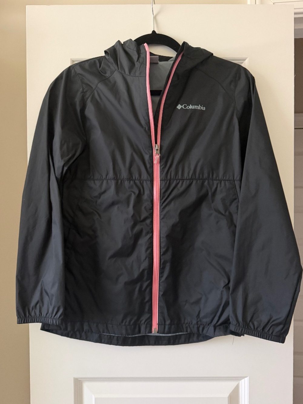Columbia girls hooded rain jacket